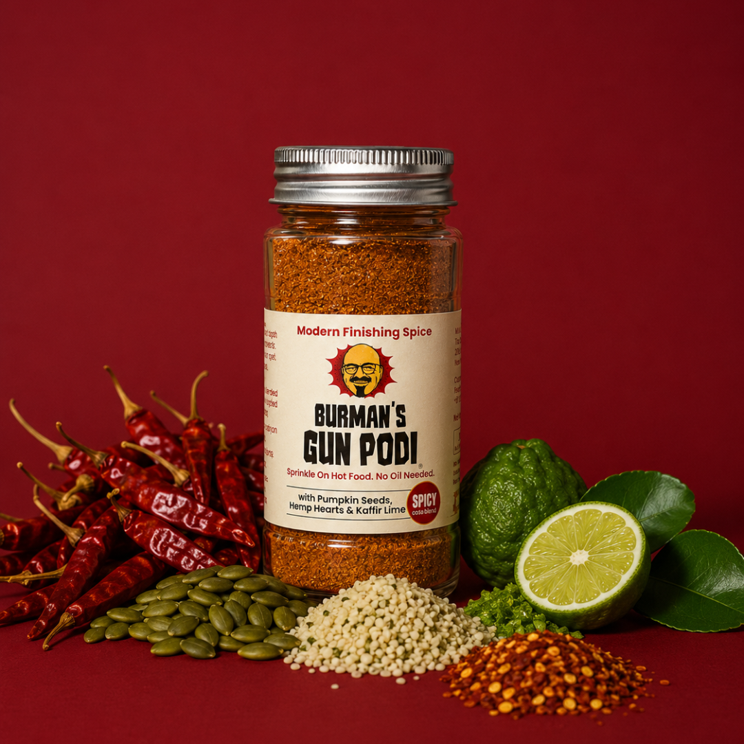 Spicy Gun Podi | Sprinkler